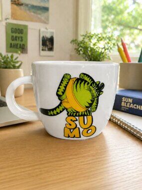 Funny Cat Mug 16oz • Sumo Cat Coffee Mug • Cute Cat Lover Gift